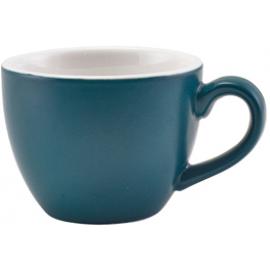 Beverage Cup - Bowl Shaped - Porcelain - Matt Teal - 9cl (3oz)