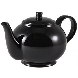 Teapot - Porcelain - Black - 45cl (15.75oz)