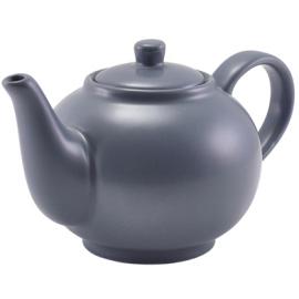Teapot - Porcelain - Matt Grey - 45cl (15.75oz)