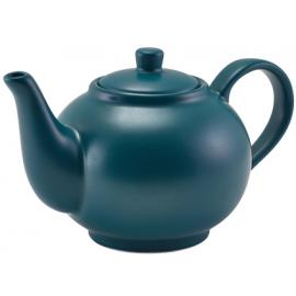 Teapot - Porcelain - Matt Teal - 45cl (15.75oz)