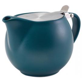 Teapot with Infuser - Porcelain - Matt Teal - 50cl (17.5oz)