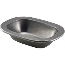 Pie Dish - Oval - Vintage Steel - 24cl (8.4oz)