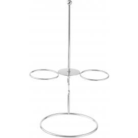 Serving Tower - With 2 Ramekin Wells - Stainless Steel - 17.5cm (6.9&quot;)