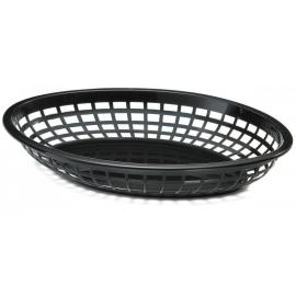 Oval Basket - Polypropylene - Black - 23.5cm (9.25&quot;)