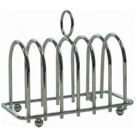 Toast Rack - Horseshoe - Chrome Plated - 6 Slice