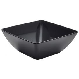 Buffet Bowl - Square Bowl - Curved - Melamine - Black - 4.2L (146oz)