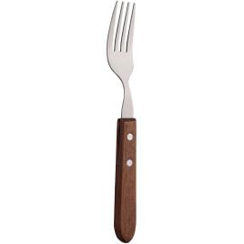 Steak Fork - Wooden Handle -  Economy & Parish - 20.1cm (7.9&quot;)