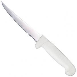 Utility Knife - Scalloped Edge - White - 13cm (5&quot;)