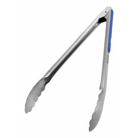 Tongs - All Purpose - Heavy Duty - Stainless Steel - Blue Insert - 30cm (12&quot;)