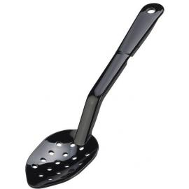 Serving Spoon - Perforated - Polycarbonate - Black - 29cm (11.5&quot;)