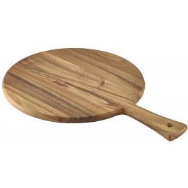 Pizza Paddle - Short Handle - Acacia Wood - 33cm (13&quot;)