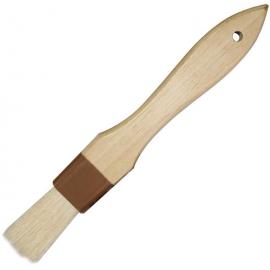 Pastry Brush - Hardwood Handle - Natural Bristles - Flat Head - 2.5cm (1&quot;)