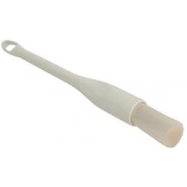 Pastry Brush - Plastic Handle - Nylon Bristles - Round Head - White - 2.5cm (1&quot;)
