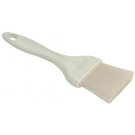 Pastry Brush - Plastic Handle - Nylon Bristles - Flat Head - White - 5.1cm (2&quot;)