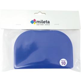 Bowl Scraper - Flexible Plastic - Blue - Large