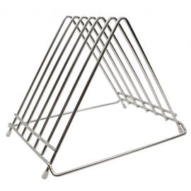 Chopping Board Rack - Pyramid - Stainless Steel - Capacity 6