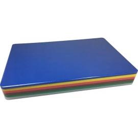 Chopping Boards - Low Density - Set of 6 - Mixed Colours - 45.7cm (18&quot;)