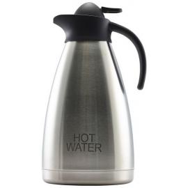 Vacuum Jug - Contemporary - Push Button - Inscribed Hot Water - Stainless Steel - 2L