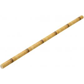 Straight Straw - Paper - Bamboo Effect - 20cm (8&quot;) x 6mm
