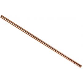 Straight Straw - Paper - Copper - 20cm (8&quot;) x 6mm
