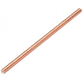 Sip Stir Straw - Paper - Copper - 14cm (5.5&quot;) x 6mm