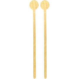 Disc Stirrers - Biodegradable Wood - 20cm (8")