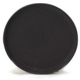 Round Tray - Non-Slip - Black - 28cm (11&quot;)