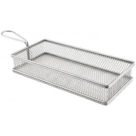 Display Fry Basket - Rectangular - Stainless Steel - 26xcm (10.2")