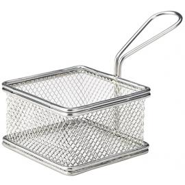 Display Fry Basket - Square - Stainless Steel - 9.5cm (3.75&quot;)