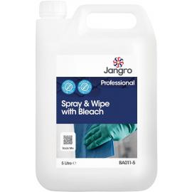 Spray & Wipe with Bleach - Ready to Use - Jangro - 5L