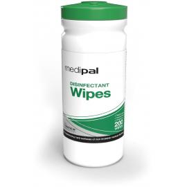 Disinfectant & Cleaning Wipes - Canister - Medipal - 200 Wipes