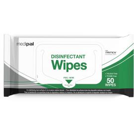 Disinfectant & Cleaning Wipes - Flow Pack - Medipal - 50 Wipes