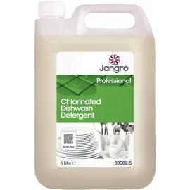 Chlorinated Dishwasher Liquid Detergent for Softened Water - Jangro - 5L