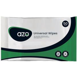 Disinfectant and Cleaning Wipes - Pouch - Azomax&#174; - 50 Wipes