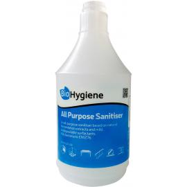 Empty Trigger Bottle - All Purpose Sanitiser - BioHygiene - 750ml