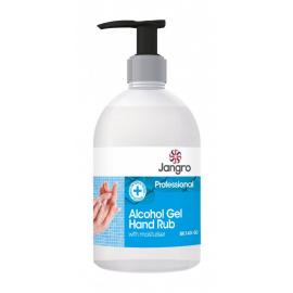 Alcohol Disinfectant Gel Hand Rub - Jangro - 500ml Pump Bottle