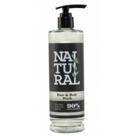 Hair & Body Wash - 90% Natural - 400ml Pump