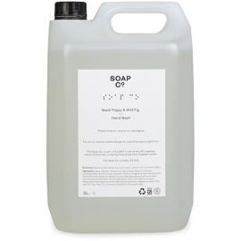 Hand Wash -  The Soap Co - Black Poppy & Wild Fig - 5L
