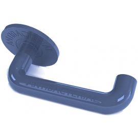 Door Handle - Stericore Antimicrobial - P-Lever - Blue