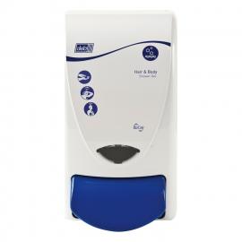 Cleanse Shower Cartridge Dispenser - DEB - White & Blue - 4L