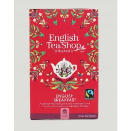Tea Bags - English Breakfast Tea - Tag & Envelope - English Tea Shop - Organic - 100 Bags