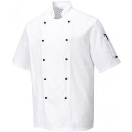 Chef Jacket - Short Sleeved - Kent - White - Large