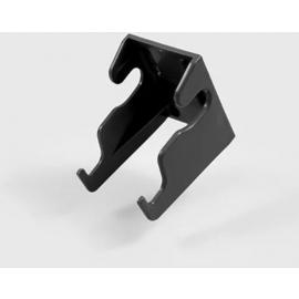 Waste Sack Carrier Hoop - Wall Bracket - Polypropylene - Black - 12cm (4.75")