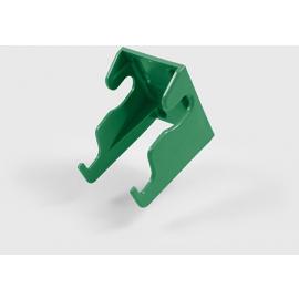 Waste Sack Carrier Hoop - Wall Bracket - Polypropylene - Green - 12cm (4.75")