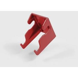 Waste Sack Carrier Hoop - Wall Bracket - Polypropylene - Red - 12cm (4.75")