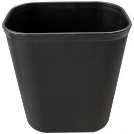 Rectangular Waste Paper Basket - Plastic - Black - 12L