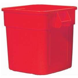 Waste Bin - Square - Huskee - Red - 120L