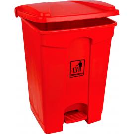 Pedal Bin - Polypropylene - Red - 45L