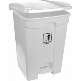 Pedal Bin - Polypropylene - White - 45L