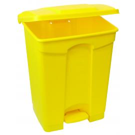 Pedal Bin - Polypropylene - Yellow - 45L